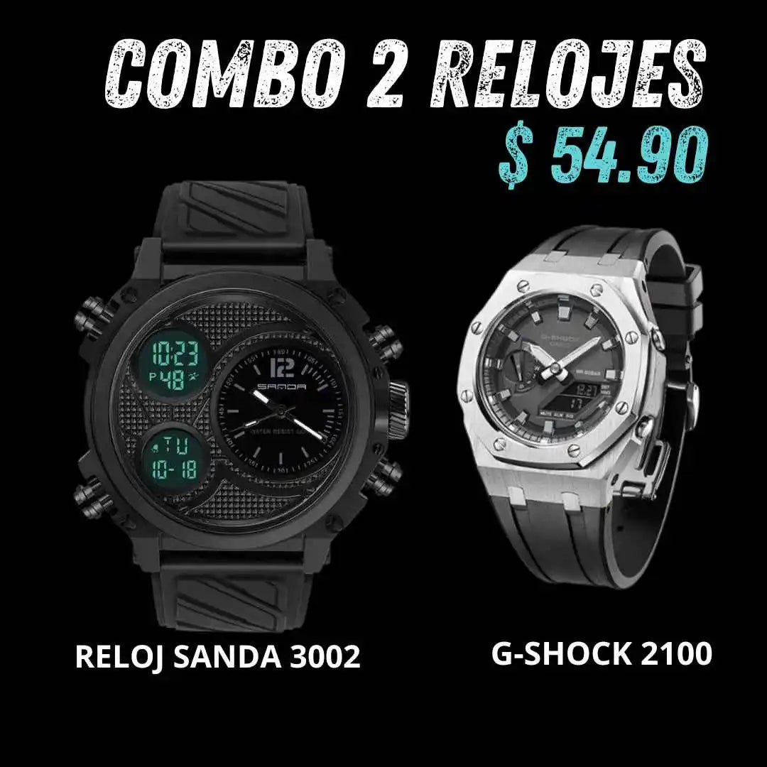 COMBO 2 RELOJES X 54.90